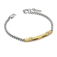 Bracelet Boccadamo Homme in Acier ABR807D